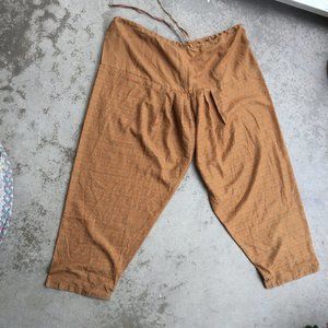 Brown Geo Print Salwar Pants